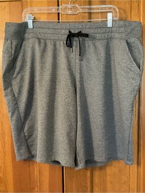 Tek Gear Women’s Gray Athletic Drawstring Shorts
Size XXL  
On-the-Go-Gear